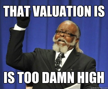 SIFA #2: The valuation is too damn high