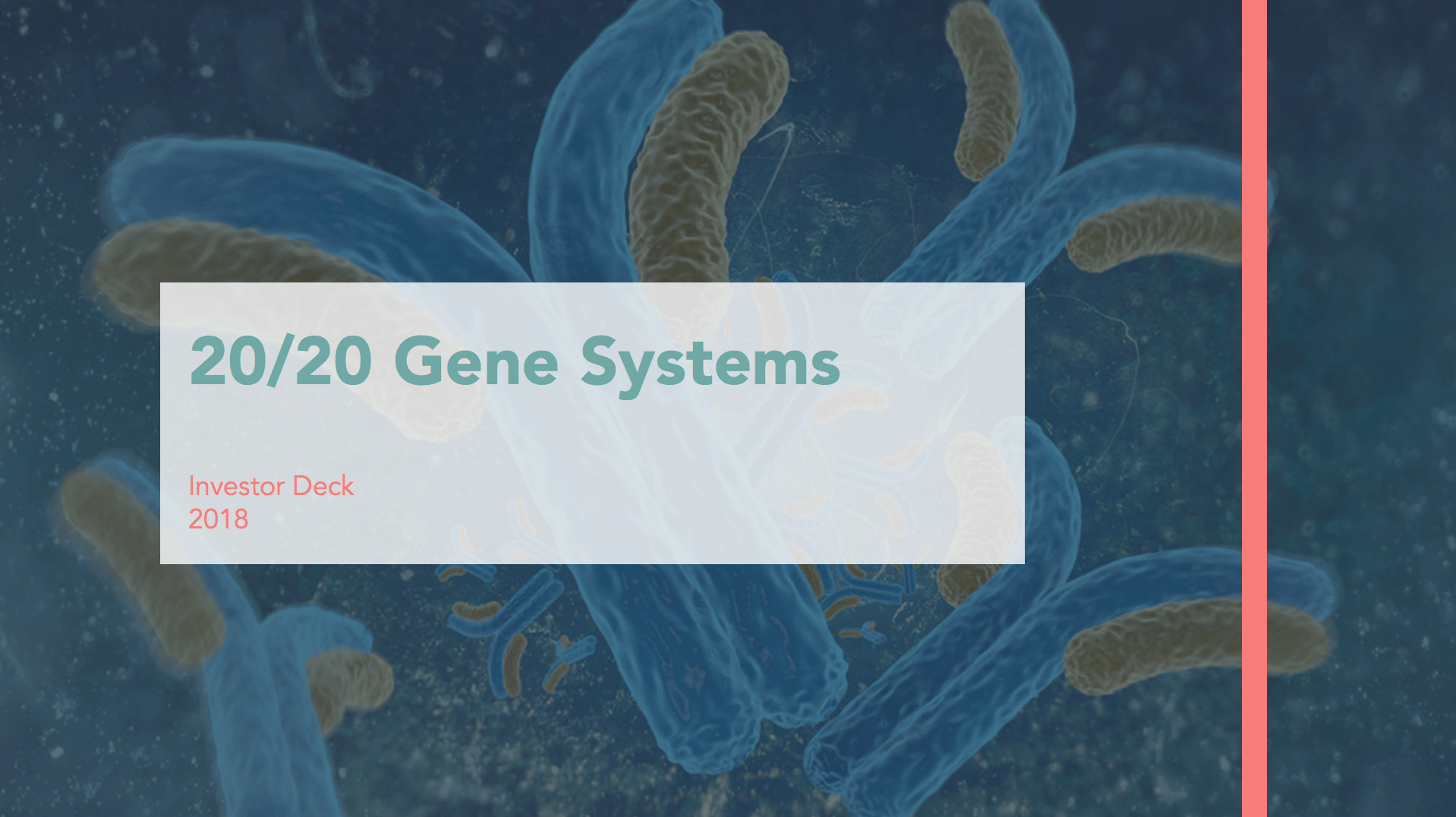 20/20 GeneSystems (October 2018)